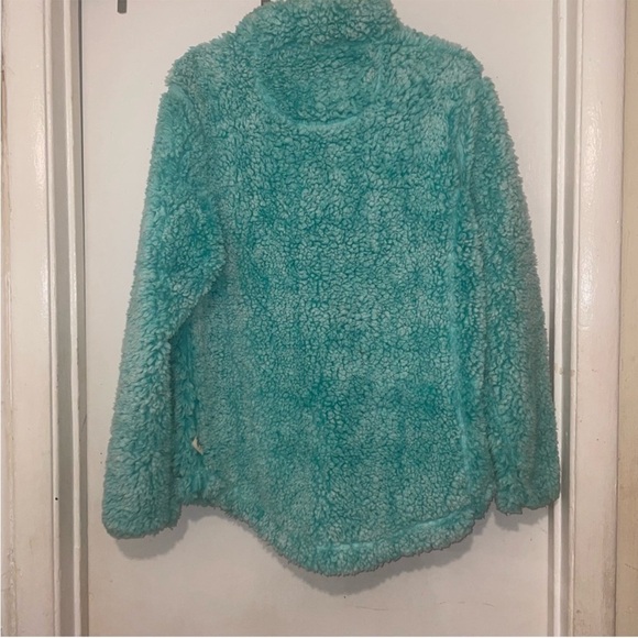 Simply Southern Turquoise Teddy Jacket - Picture 2 of 3
